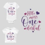 customized birthday girl onesie