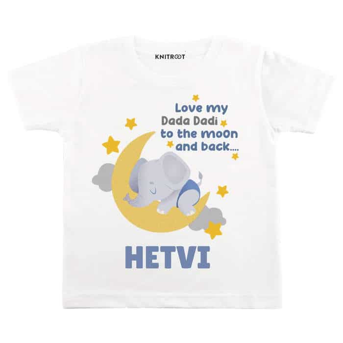 Love My Dada Dadi To The Moon And Back... Tshirt