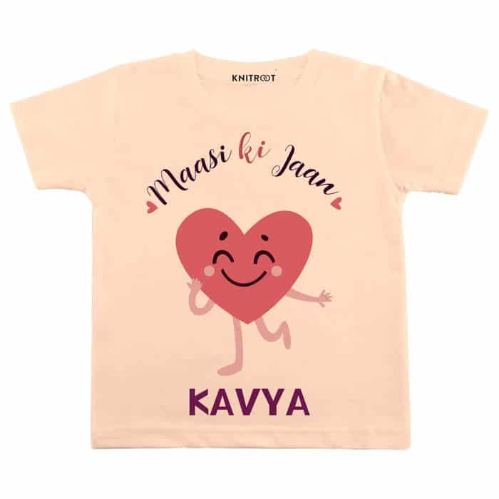 Maasi Ki Jaan Tshirt (Peach)