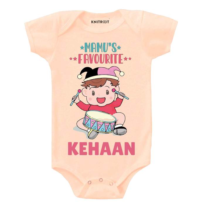 Mamu's Favourite Onesie (Peach)