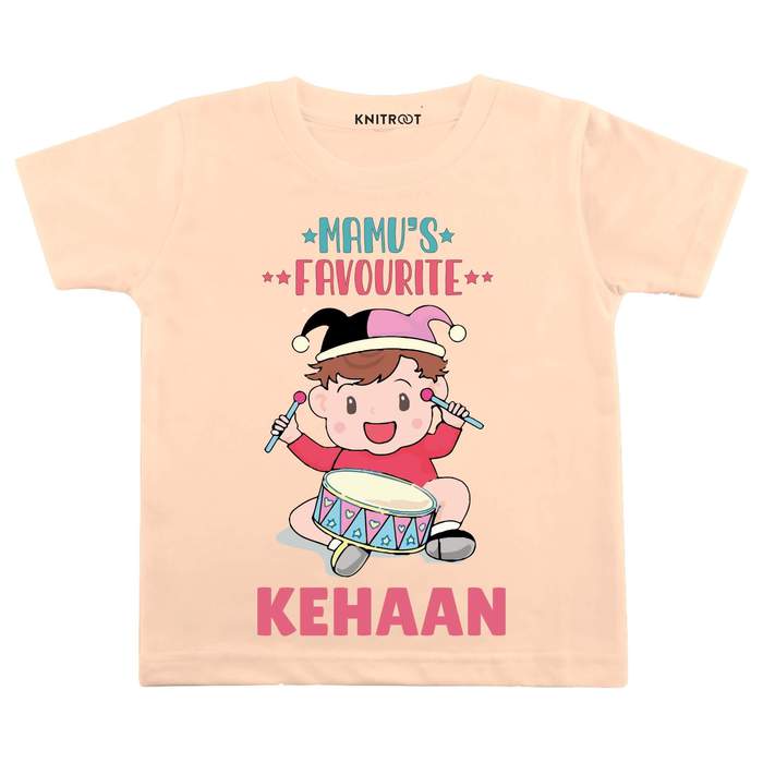 Mamu's Favourite T-shirt (Peach)