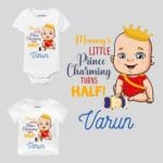 Mommy's Little Prince Charming Turns Half! Baby Clothes