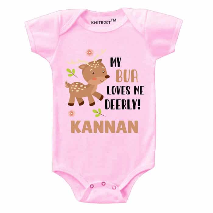 My Bua Loves Me Deerly! Onesie (Pink)