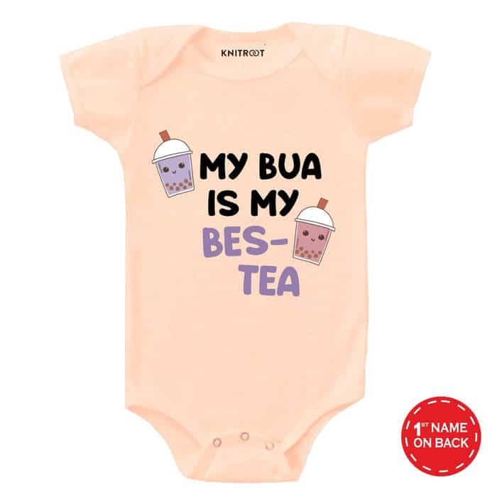 My Bua is My Bes-Tea Onesie (Peach)