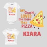 My Chachi Loves Me More Than Pizza Baby Outfit