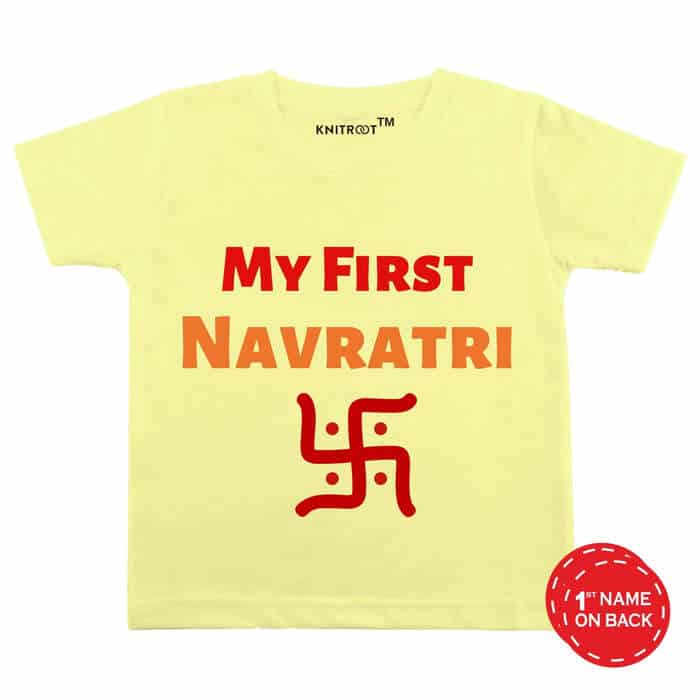 My First Navratri T-shirt (Yellow)