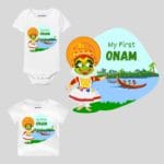 My First Onam Design Baby Wear