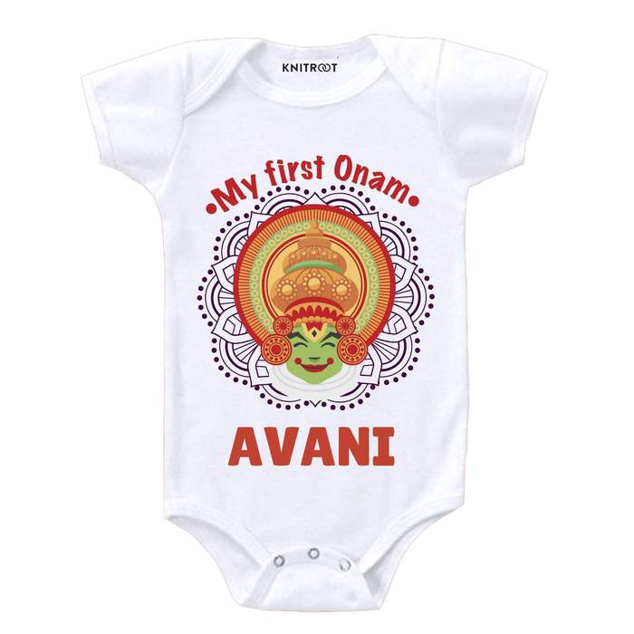 My First Onam Theme Onesie