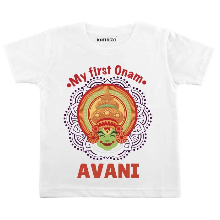 My First Onam Theme Tshirt