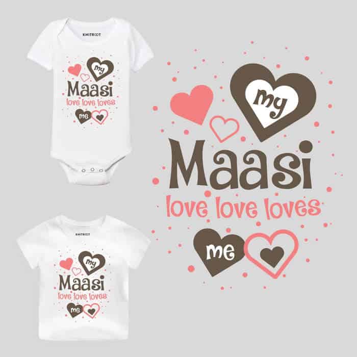 My Maasi Love Love Loves Me Baby Wear