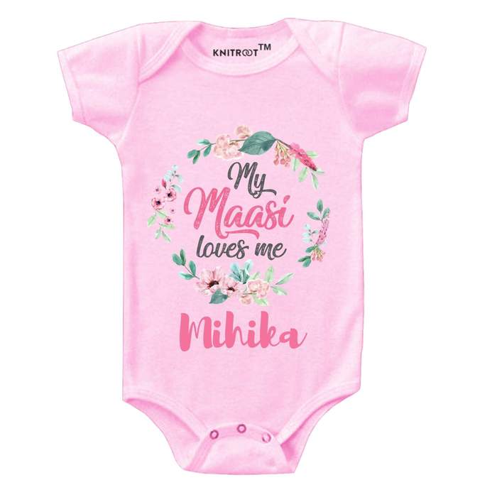 My Maasi Loves Me Onesie (Pink)