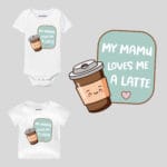 My Mamu Loves Me A Lattie Baby Outfit