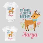 My Mamu Loves Me Deerly Baby Wear
