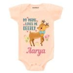 My Mamu Loves Me Deerly Baby Wear