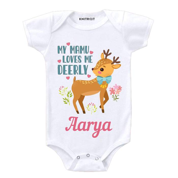 My Mamu Loves Me Deerly Onesie