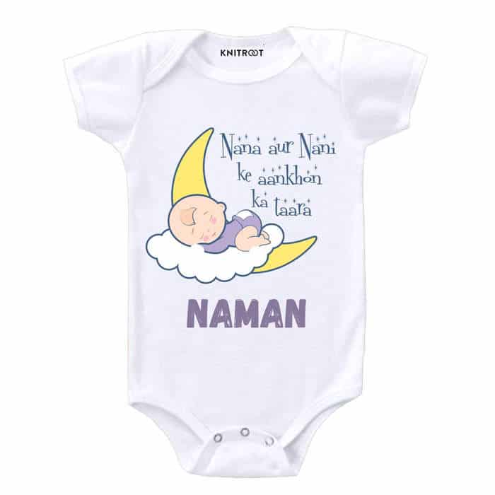 Nana aur Nani Ke Aankhon Ka taara Onesie