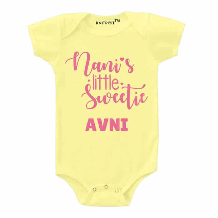 Nani's Little Sweetie Onesie (Yellow)