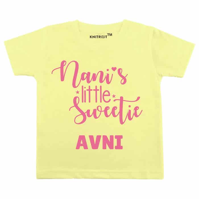 Nani's Little Sweetie Tshirt (Yellow)