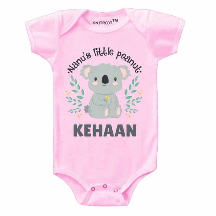 Nanu's Little Peanut Onesie (Pink)