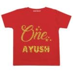 happy one year baby t shirt