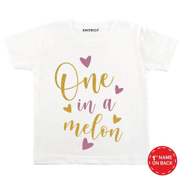 One in a Melon Glitter T-Shirt