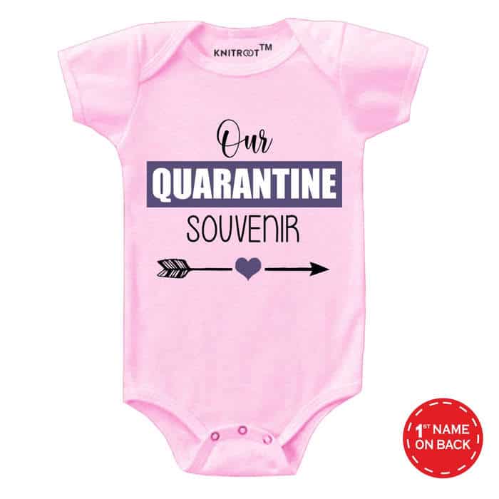 Our Quarantine Souvenir Onesies (Pink)
