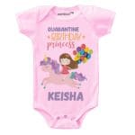 Quarantine Birthday Princess Baby Outfit