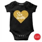 Six Month Heart Baby Wear