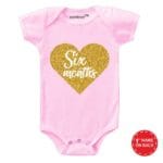 Six Month Heart Baby Wear
