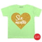 Six Month Heart Baby Wear
