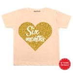 Six Month Heart Baby Wear