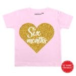 Six Month Heart Baby Wear