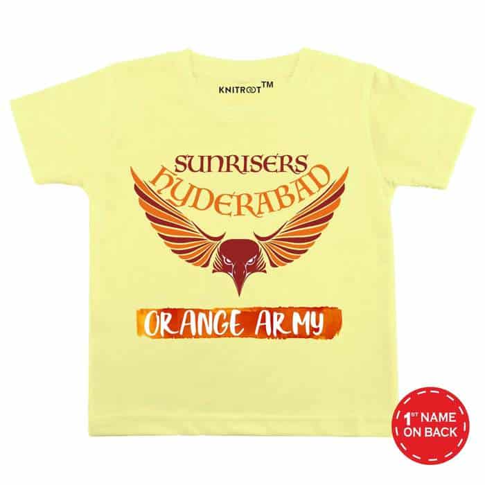 Sunrisers Hyderabad baby tees knitroot