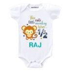This Cute Little Monkey Turn… Half Baby Clothes