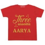 Three Month Glitter Theme Baby Wear