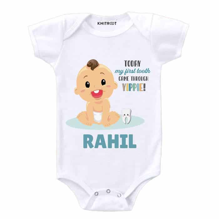 Today My First Tooth Came Through TIPPIE! Onesie