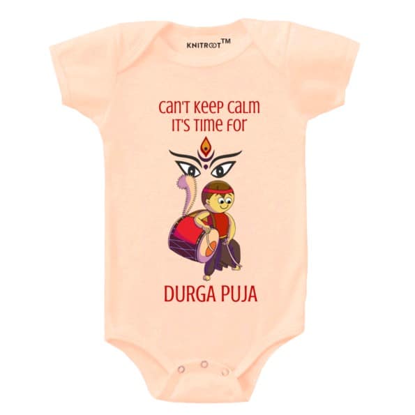 durga-pooja-baby-onesie-peach-knitroot-595x595