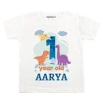 1 Year Dinosaur Theme TEES