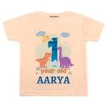 1 Year Dinosaur Theme TEES