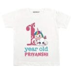 1 Year Unicorn Theme TEES