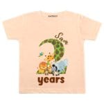 2 Years Animals Theme TEES
