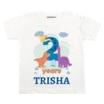 2 Years Dinosaur Theme TEES