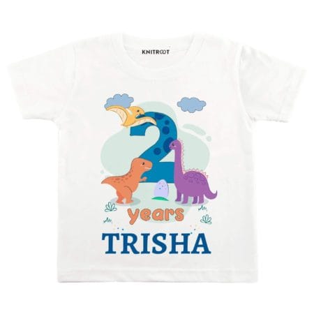 2 Years Dinosaur Theme TEES