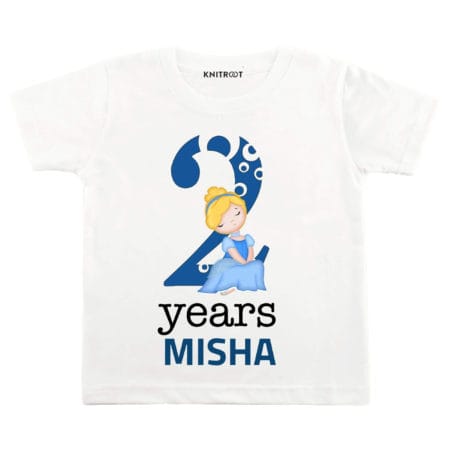 2 Years Princess Theme TEES