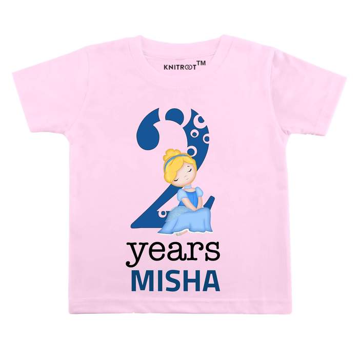 2 Years Princess Theme TEES (Pink)