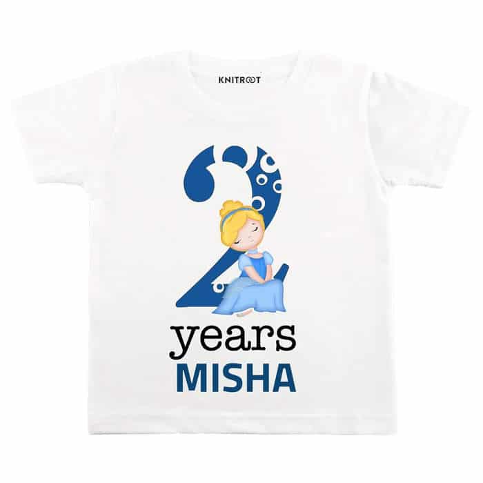 2 Years Princess Theme TEES