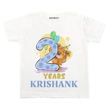 2 Years Teddy Theme TEES