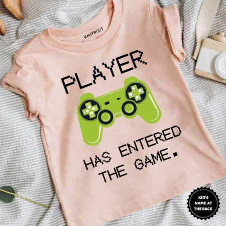 Player Has Entered The Game Baby Clothes