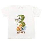 3 Years Animals Theme TEES
