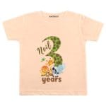 3 Years Animals Theme TEES